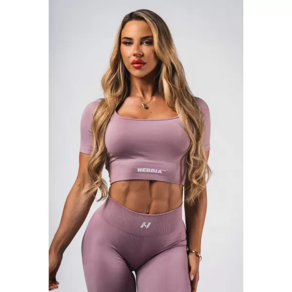  Formendes nahtloses Crop-Top FLOW SEAMLESS 499 PINK Nebbia 