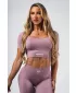 Formendes nahtloses Crop-Top FLOW SEAMLESS 499 PINK Nebbia