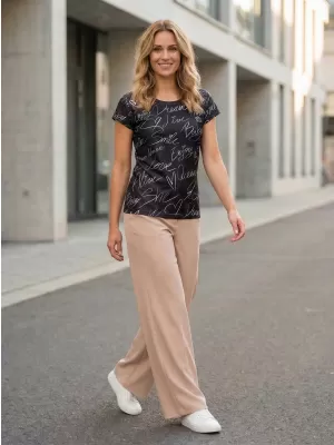 Damen Freizeitshirt Premium ALTISPORT VOJ/ALW084TR06 SCHWARZ