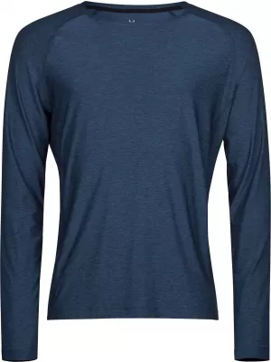 Herren-T-Shirt TEE JAYS | TJ 7022 MARINEBLAU MELIERT