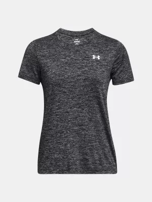 Damen-T-Shirt UNDER ARMOUR TECH SSC- TWIST 1384230-001 SCHWARZ