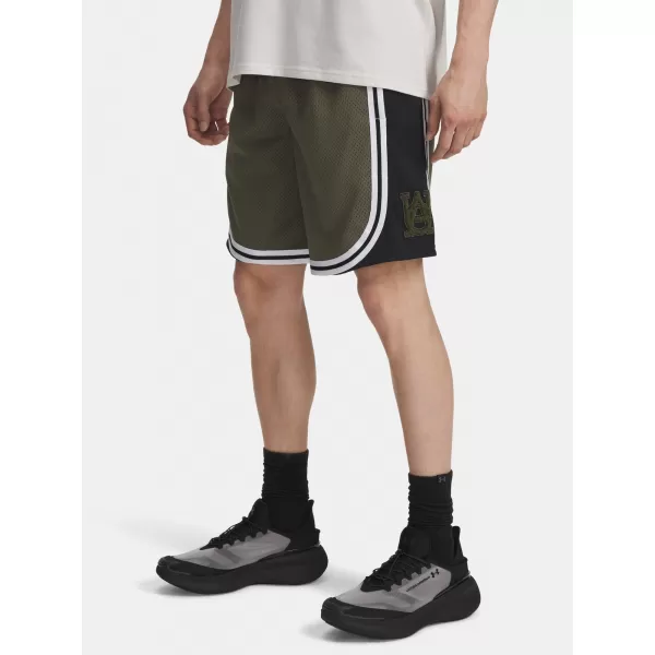  Herrenshorts UNDER ARMOUR UA M COURTSIDE SHORT 6004087-390 GRÜN 
