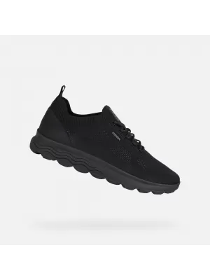 Herren-Sneaker GEOX SPHERICA G002564 SCHWARZ