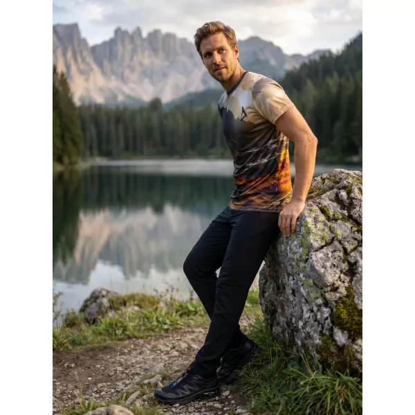  Herren Freizeithemd Premium ALTISPORT VOJ/ALM116TR06 FELSEN 