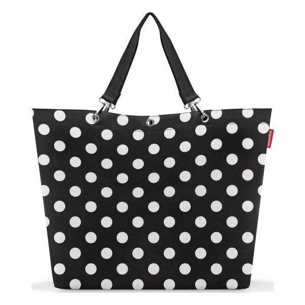  Handtasche REISENTHEL SHOPPER XL PUNKTE WEIß 