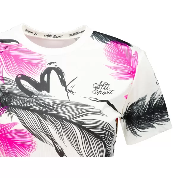  Premium-Crop-Top für Damen ALTISPORT VOJ/ALW001TR07 WEIß 