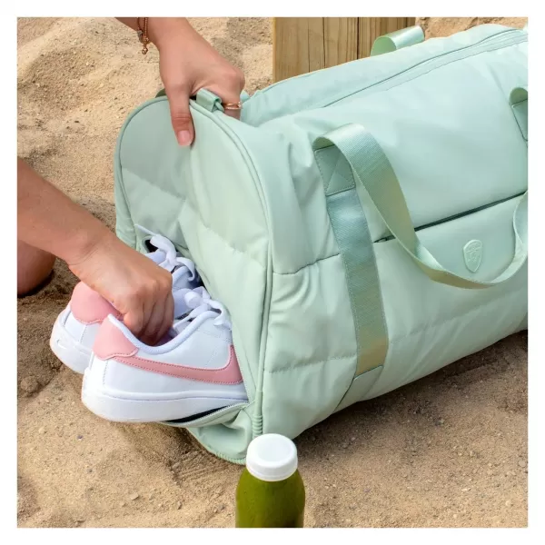  Reisetasche HEYS Puffer Duffel Bag SALBEIGRÜN 