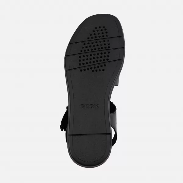  Damensandalen GEOX CAMALEI SCHWARZ 