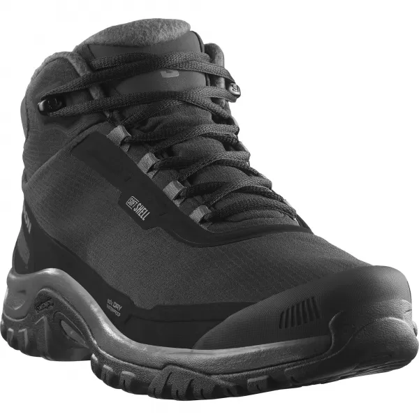  Herrenschuhe SALOMON SHELTER WATERPROOF SCHWARZ/ASPHALT/CASTLEROCK 