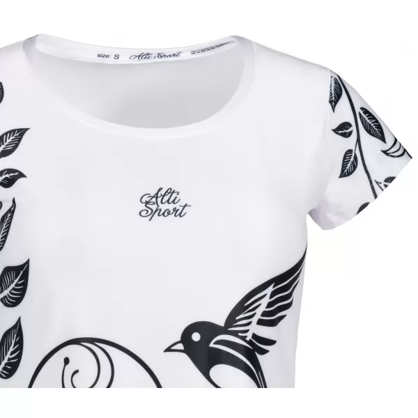  Damen Freizeitshirt Premium ALTISPORT VOJ/ALW106TR06 WEIß 