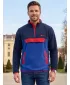 Fleece-Sweatshirt für Herren ALTISPORT GARM BLAU