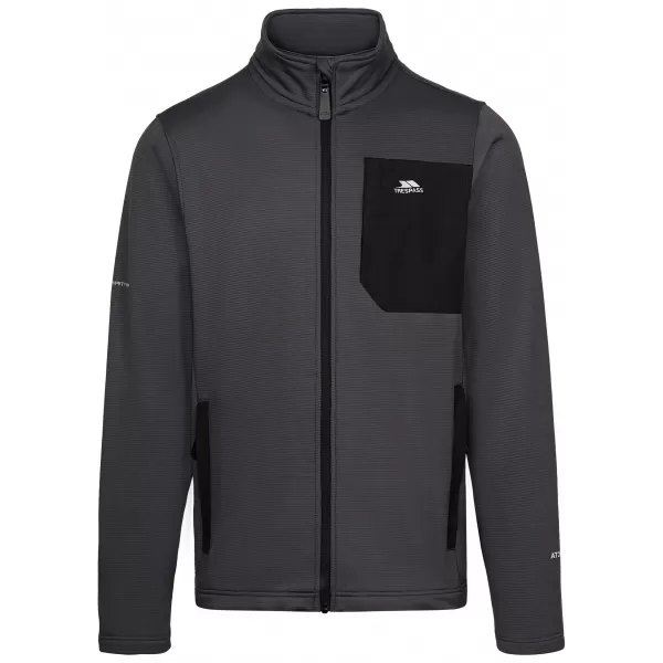  Fleece-Sweatshirt für Herren TRESPASS ARRANFORE AT200 STURMGRAU 
