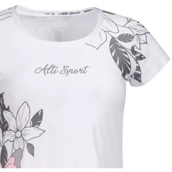  Frauen Freizeit t -Shirt Premium ALTISPORT VOJ/ALW119TR06 WEIß 