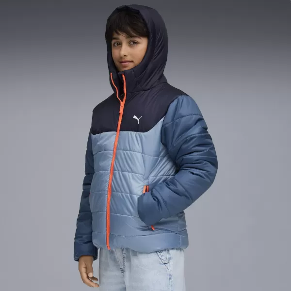  Jacke PUMA ESS HOODED PADDED JACKET 68522634 COOL BLAU 