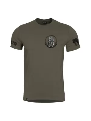 T-Shirt PENTAGON AGERON VIS ET HONOR K09012 BRAUNGRAU