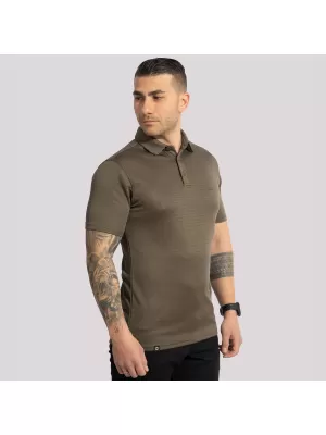 Herren-T-Shirt mit Kragen PENTAGON VANQUISH POLO SHIRT K09048 WEIß