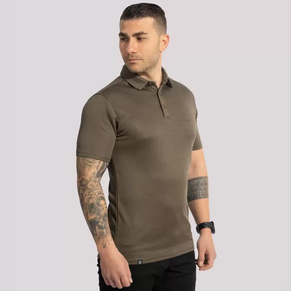  Herren-T-Shirt mit Kragen PENTAGON VANQUISH POLO SHIRT K09048 WEIß 