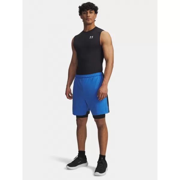  Herrenshorts UNDER ARMOUR UA TECH VENT 2IN1 SHORT BLAU 
