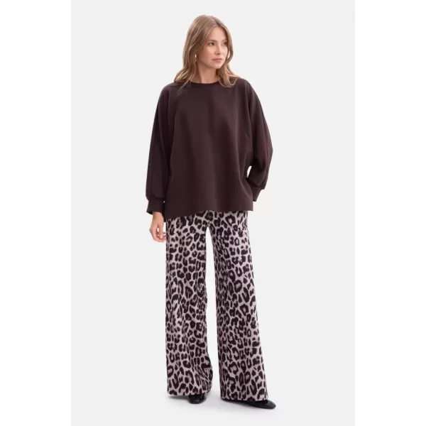  Damen-Sweatshirt BEWEAR B306 DUNKLE SCHOKOLADE 