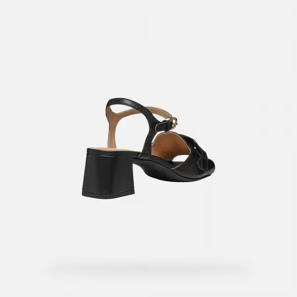  Damensandalen GEOX NEW ERAKLIA 50 T SCHWARZ 