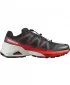 Herrenschuhe SALOMON SPEEDCROSS PEAK SCHWARZ/ASPHALT/FEUERROT
