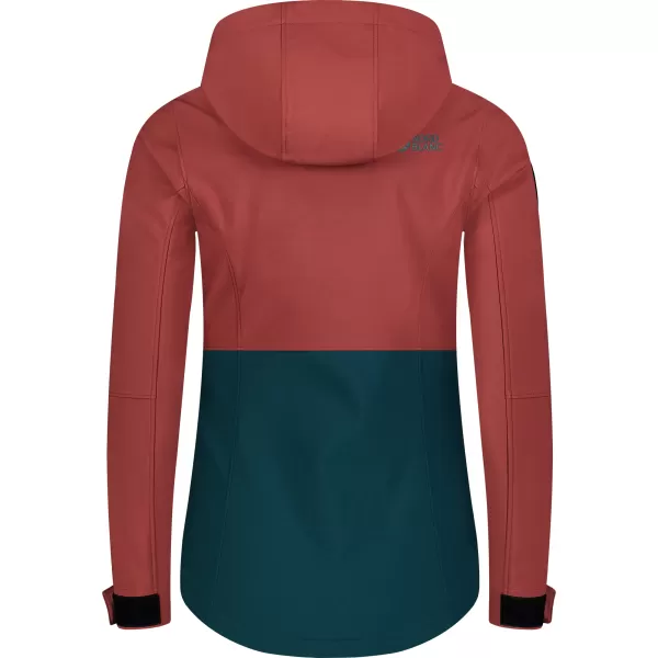 Frauen Softshell Anorac NORDBLANC NBWSL8275 ROT/GRÜN 