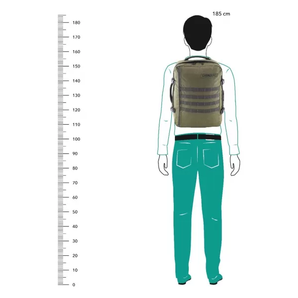  Rucksack CABINZERO MILITARY 36L MILITÄRGRÜN 