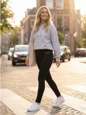 Leggings für Damen ALTISPORT KUBEA SCHWARZ