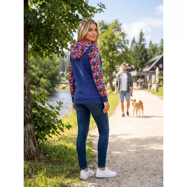  Damen-Sweatshirt ALTISPORT GALAH DUNKELBLAU 