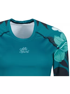 Frauen funktionales t -Shirt mit langen Ärmeln Premium ALTISPORT VOJ/ALW115TR03 KEROSIN
