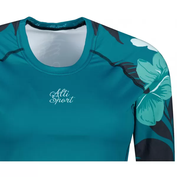  Frauen funktionales t -Shirt mit langen Ärmeln Premium ALTISPORT VOJ/ALW115TR03 KEROSIN 