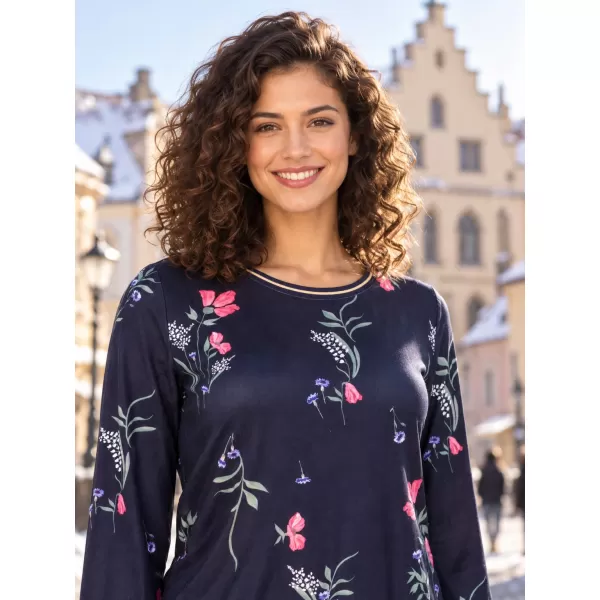  Damen-T-Shirt KIXMI VANESSA DUNKELBLAU 
