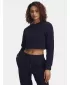 Damen-Sweatshirt UNDER ARMOUR ICON TERRY VARSITY CREW BLAU