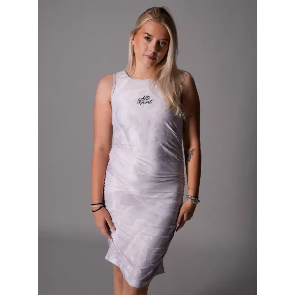  Premium-Kleid für Damen ALTISPORT VOJ/ALW096SAT03 WEIß 