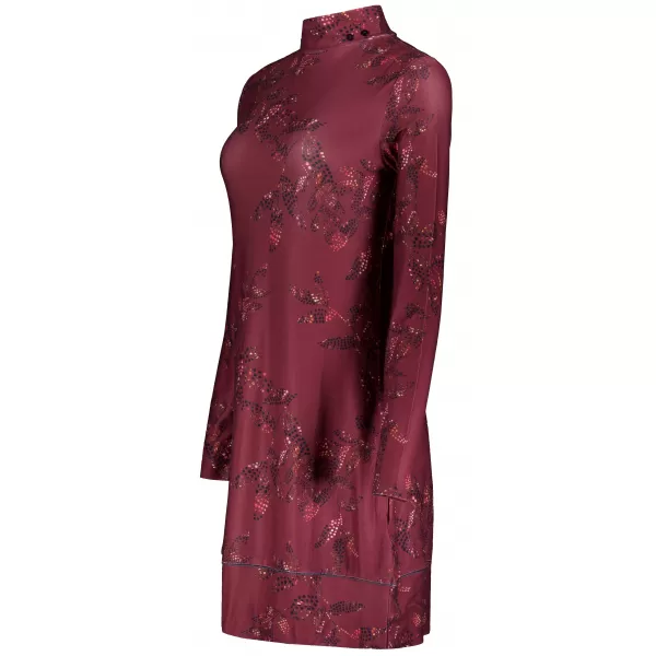  Rollkragenpullover für Damen ALTISPORT GWENITH BURGUND 