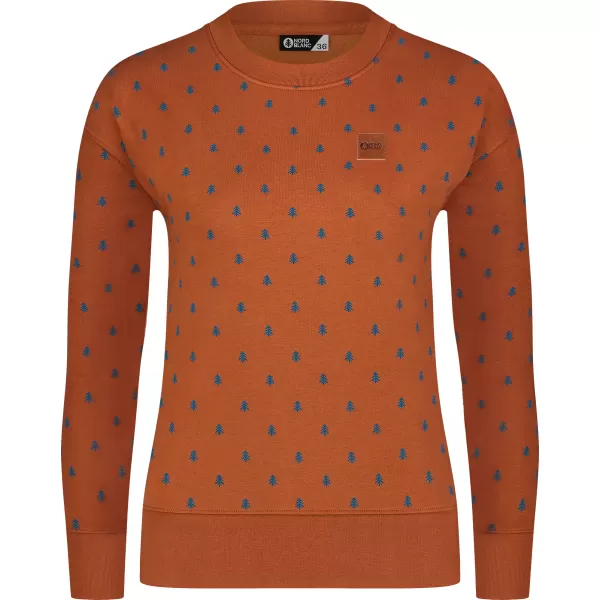  Damen Sweatshirt NORDBLANC SEMPITERNAL NBSLS8225 BRAUN 