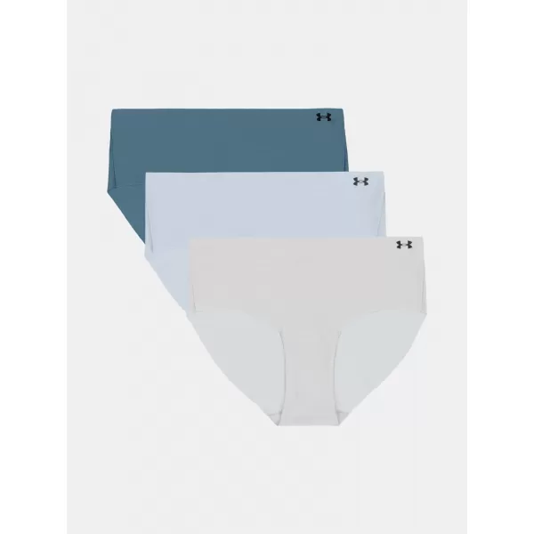  Damenhöschen UNDER ARMOUR UA PURE STRETCH NS HIP - 3PK 1383895-453 BLAUE RUHE 