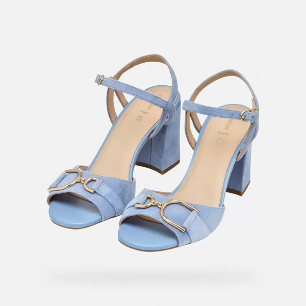  Damensandalen GEOX NEW ERAKLIA 80 HELLBLAU 
