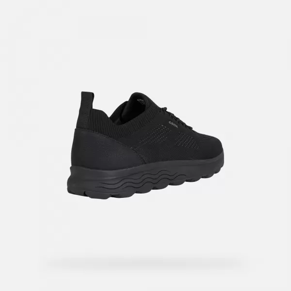  Herren-Sneaker GEOX SPHERICA G002564 SCHWARZ 