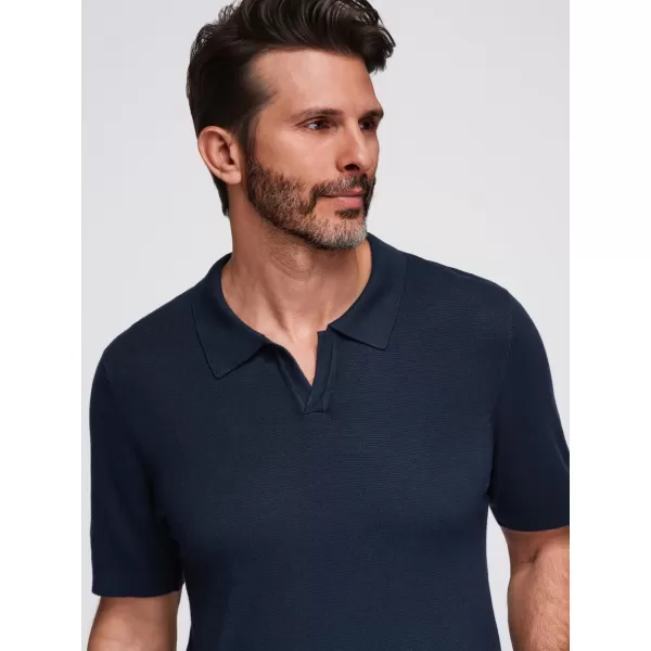  Herren t -Shirt OMBRE OM-POSS-0159 MARINEBLAU 