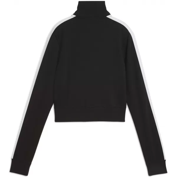  Dámská mikina PUMA FUTURE PUMA ARCHIVE T7 SLIM CROPPED TRACK JACKET 63212301 PUMA BLACK/PUMA WHITE 