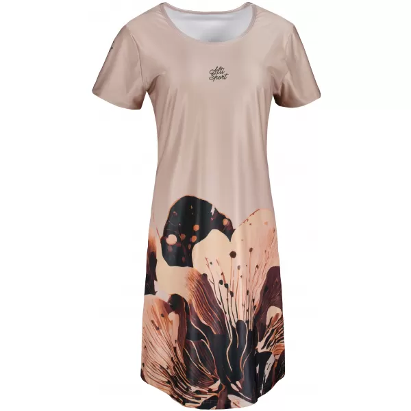  Erweitertes Premium-T-Shirt für Damen ALTISPORT VOJ/ALW090SAT02 BRAUN 