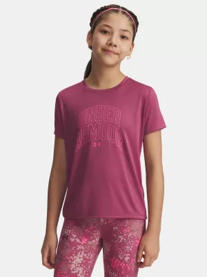 Mädchen-T-Shirt UNDER ARMOUR TECH VARSITY GRAPHIC SS 6007917-659 ROT