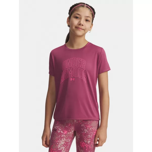  Mädchen-T-Shirt UNDER ARMOUR TECH VARSITY GRAPHIC SS 6007917-659 ROT 