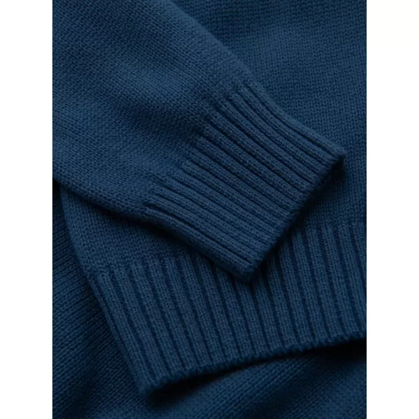  Herrenpullover OMBRE OM-SWTN-0163 DUNKELBLAU 