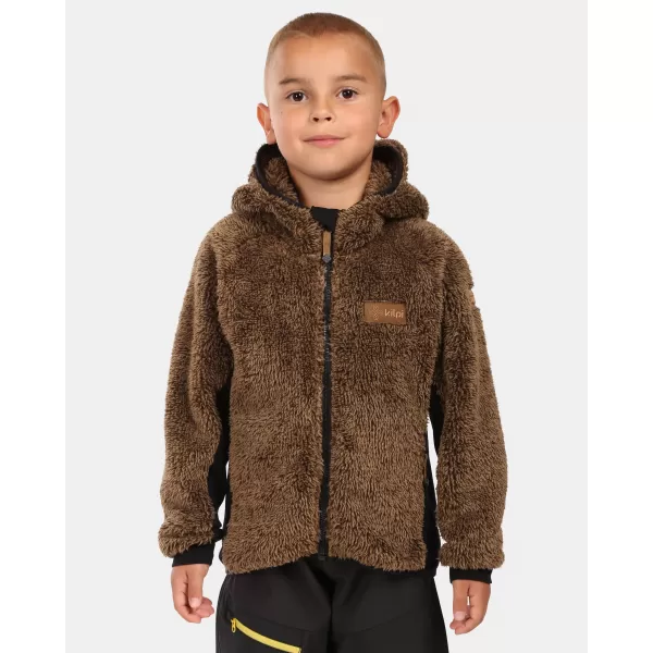  Fleece-Sweatshirt für Jungen KILPI NORKA-JB ZJ0201KI BRAUN 