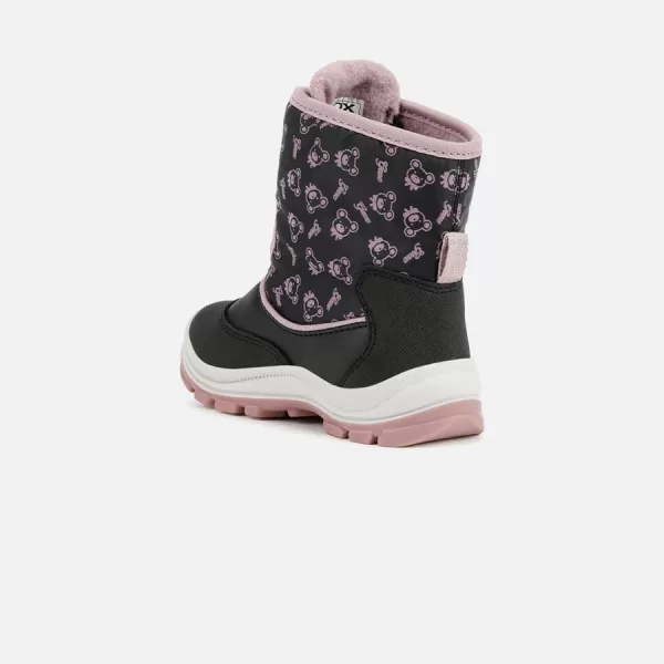  Stiefeletten für Mädchen GEOX FLANFIL ABX G008905 SCHWARZ 
