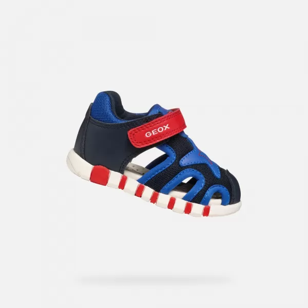  Schuhe für die ersten Schritte für Jungen GEOX IUPIDOO B555PC0BC14C4226 DUNKELBLAU 