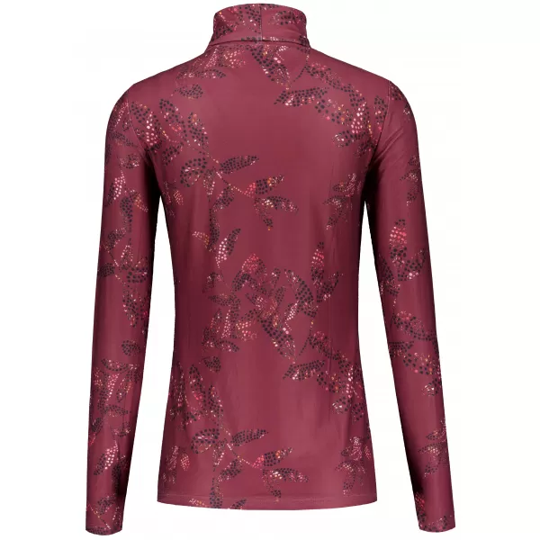  Damen-T-Shirt ALTISPORT GERDA BURGUND 