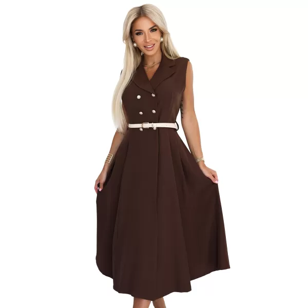  Kleid NUMOCO 596-4 SCHOKOLADE 